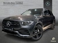 Usado Mercedes GLC220 AMG line 194 CV (142 kW) 2021 Gris grafito SUV