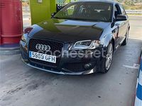 Usado Audi A3 S-Line 140 CV (102 kW) 2008 Negro Utilitario