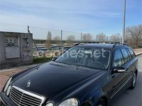 Usado Mercedes E220 Avantgarde 150 CV (110 kW) 2005 Negro Familiar