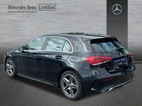 Usado Mercedes A180 AMG line 116 CV (85 kW) 2022 Negro cosmos