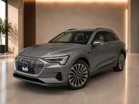 Usado Audi e-tron 300 kW (408 CV) 2019 Gris SUV