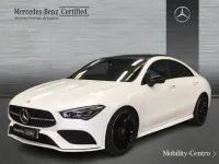 Usado Mercedes CLA200 AMG line 150 CV (110 kW) 2022 Blanco polar  pintura unicolor Berlina