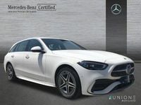 Usado Mercedes C220 AMG line 200 CV (147 kW) 2024 Blanco polar