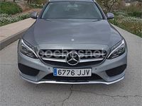 Usado Mercedes C220 AMG line 170 CV (125 kW) 2015 Gris / plata Familiar