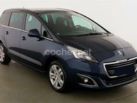 Usado Peugeot 5008 Style 120 CV (88 kW) 2016 Azul Monovolumen
