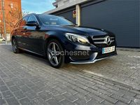 Occasion Mercedes C220 AMG line 170 PK (125 kW) 2017 Blauw Stationwagen