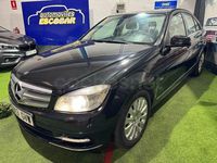 Usado Mercedes C200 Elegance 136 CV (100 kW) 2010 Negro Berlina