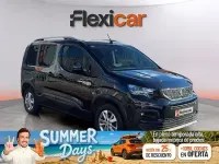 Usado Peugeot Rifter Allure 100 CV (73 kW) 2020 Negro Monovolumen