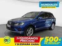 Usado VW Touareg R-line 204 CV (150 kW) 2016 Azul SUV