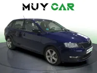 Usado Skoda Rapid Ambition 110 CV (80 kW) 2018 Azul Utilitario