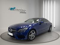 Usado Mercedes C250 AMG line 204 CV (150 kW) 2016 Azul Coupe