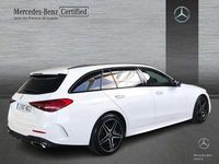 Usado Mercedes C300 AMG line 204 CV (150 kW) 2022 Blanco Familiar