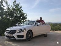 Usado Mercedes C220 AMG line 170 CV (125 kW) 2016 Blanco Coupe