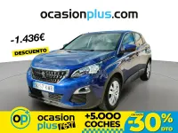 Usado Peugeot 3008 Active 130 CV (95 kW) 2018 Azul SUV