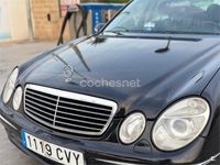 Usado Mercedes E320 Avantgarde 204 CV (150 kW) 2004 Negro Berlina