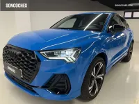 Usado Audi Q3 Sportback S-Line 190 CV (139 kW) 2022 Azul SUV