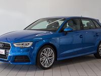 Usado Audi A3 S-Line 116 CV (85 kW) 2018 Azul claro Berlina