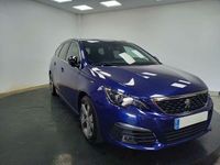 Usado Peugeot 308 SW GT-line 131 CV (96 kW) 2019 Azul Familiar