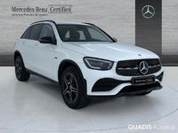 Usado Mercedes GLC300e 320 CV (235 kW) 2021 Blanco polar