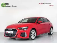 Usado Audi A3 Sportback S-Line 150 CV (110 kW) 2023 Rojo Utilitario