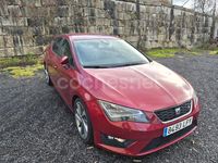 Usado Seat Leon FR 184 CV (135 kW) 2014 Granate Berlina