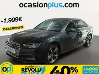 Usado Audi A4 S-Line 150 CV (110 kW) 2018 Gris Berlina