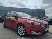 Brugt Ford Focus Titanium 125 HK (91 kW) 2016 Rød Stationcar