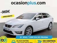 Usado Seat Leon ST FR 180 CV (132 kW) 2014 Blanco Familiar