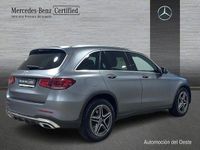 Usado Mercedes GLC200 AMG line 165 CV (121 kW) 2020 Gris selenita SUV