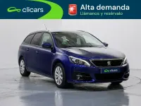 Usado Peugeot 308 SW Style 130 CV (95 kW) 2018 Azul Familiar