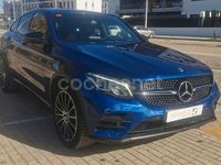 Usado Mercedes GLC250 204 CV (150 kW) 2018 Azul Coupe