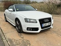 Usado Audi A5 Cabriolet S-Line 240 CV (176 kW) 2009 Blanco Descapotable