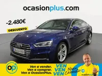 Usado Audi A5 Sport 150 CV (110 kW) 2018 Azul Coupe