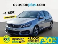 Usado Peugeot 308 Allure 130 CV (95 kW) 2018 Gris