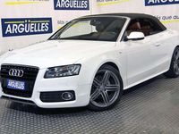 Usado Audi A5 Cabriolet S-Line 241 CV (177 kW) 2009 Blanco Descapotable