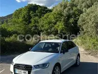 Usado Audi A3 Ambition 105 CV (77 kW) 2014 Blanco Berlina