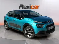 Usado Citroën C3 Feel 83 CV (61 kW) 2022 Azul Utilitario