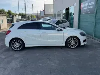 Usado Mercedes A180 AMG line 109 CV (80 kW) 2015 Blanco Berlina