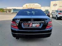 Usado Mercedes C200 Avantgarde 136 CV (100 kW) 2009 Negro Berlina