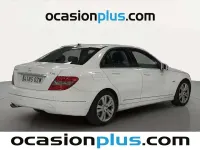Usado Mercedes C200 Avantgarde 136 CV (100 kW) 2010 Blanco Berlina