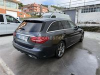 Usado Mercedes C220 AMG line 170 CV (125 kW) 2016 Gris / plata Familiar