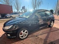 Usado Peugeot 206 90 CV (66 kW) 2006 Negro Berlina