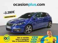 Usado Peugeot 308 Allure 120 CV (88 kW) 2018 Azul Berlina