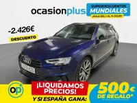Usado Audi A4 S-Line 150 CV (110 kW) 2019 Azul Familiar