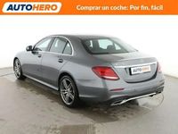 Usado Mercedes E220 AMG line 195 CV (143 kW) 2017 Gris Berlina