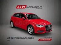 Usado Audi A3 Ambiente 105 CV (77 kW) 2014 Rojo Berlina