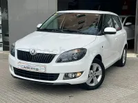 Usado Skoda Fabia 69 CV (50 kW) 2014 Blanco Berlina