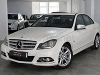 Usado Mercedes C200 Avantgarde 136 CV (100 kW) 2012 Blanco Berlina