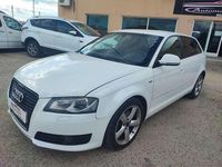 Usado Audi A3 S-Line 160 CV (117 kW) 2009 Blanco Berlina