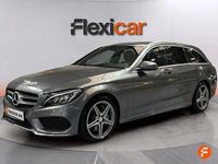 Usado Mercedes C250 AMG line 204 CV (150 kW) 2016 Gris Familiar
